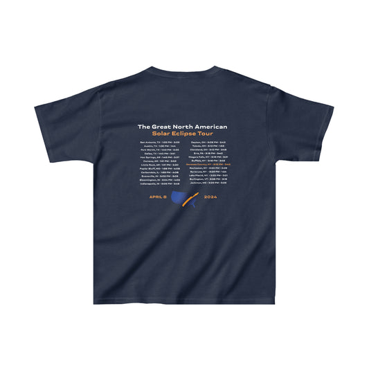 2024 Great American Total Solar Eclipse Tour  - Youth T-Shirt